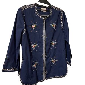 Rare vintage top by Peacock 3/4 sleeves Size Large